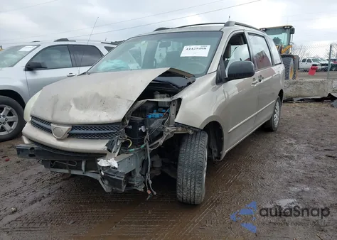 2005 Toyota Sienna Ce z USA, uszkodzony, nr VIN 5TDZA23C95S305068